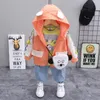 Clothing Sets Kids Clothes 3 Piece Set 0-4 Years Old Girl Long Sleeve Children Korean Style Boys And Girls Suits