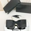 نظارة شمسية كبيرة الحريق الأسود للنساء مصممين نظارات شمسية كبيرة Sonnenbrille Gafas de Sol UV400 حماية مع مربع