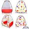 Toy Tents Adventure Play Tent Large Baby Ocean Balls Pool Pit Kids Babysitter Outdoor Garden House Care Xmas Gift Boy Girls Drop Del Dhml1