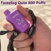 QK Taste fog Qute Electric Cigarette 800 Puffs Descartáveis Vape Desecables Com Mesh Coil 10 Flavors From Shenzhen Zinvan Technology Factory Wholesale