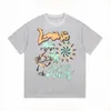 Maglietta estiva da uomo a maniche corte Maglietta da uomo con logo ricamato T-shirt per coppie Taglia XS-L