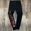 Jeans pour hommes Homme Noir Ripped Stretchy Skinny Slim Fit Drill Punk Streetwear Biker Pantalon All-Match Denim Crayon Pantalon 230216