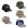 Fashion American Flag Baseball Cap Sports Camouflage Baseball Caps Travel Hafted Cotton Camping Turing Hat XY410