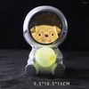 Nattljus astronautlampor Creative Galaxy Guardian Led Light Söt husdjursform bordslampa hem dekoration barn leksaker födelsedag present 2023