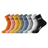 Men's Socks OEM Custom Made Knit Logo Own Designer Luxury Cotton Sports Women Sox Happy Ankle Funny Crew Embroidery Men Sock