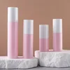 30 ml roze plastic spuitflessen 50 ml lotionpompfles 60 ml draagbare cosmetische containers voor parfum Essentiële olie serum