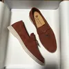 Италия оригинальная дизайнерская обувь Rolopiana Spring Summer New Lp Lefu Shoes Женская мягкая кожаная бездельники с толстыми квартирами удобная Singlelledbqw