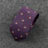 2023 NOWOŚĆ MĘŻCZYZNII MOSY SILK TIT 100% Designer krawat Jacquard klasyczny ręcznie robiony krawat dla mężczyzn Dasualne i biznesowe krawaty z oryginalnym pudełkiem GS223