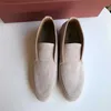 Italië Originele Designer Schoenen Rolopiana LP Lefu schoenen Dames biezen suède een voet platte bodem diepe mond casual grote hoge dames