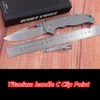 Andrew Demko 2022 Ad20.5 Shark Knife Ceramic Bearing Titanium Handle D2 Cold steel Folding Tactical Camping Hunting Pocket Knives EDC Tool Utility Knifes