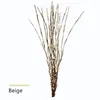 Flores decorativas 40/65 cm de spray artificial de baga de frutas falsas e outono de natal grinald rattan guarland videira ornament casando em casa