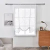 Curtain 3024 Short Kitchen Curtains Modern Design Jacquard Organza European Style Window Treatments Roman Blinds Tulle