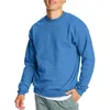 Herrtröja ingen hatt fleece crewneck tröja pullover sweatshirt crewneck pullover streetwear