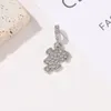 Fits Pandora Original Bracelets 20pcs Silver Charms Beads Jigsaw Puzzle Crystal Silver Charms Bead For Women Diy European Necklace Jewelry