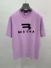 Balenicagas Designer di T-shirt Luxurmen T-shirt di marca di moda di Parigi Abbigliamento BB Lettera Manica corta in cotone Primavera Estate Tide Uomo e donna Tee 502