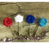 Fleurs décoratives homme marié boutonnière feuille d'or broche soie Rose perle fleur boutonnière mariage fête bal costume Corsage broche