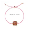 Charm armband mode 6Colors hart