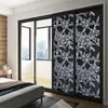 Confezione regalo Static Cling Privacy Window Film Black B Lackout rimovibile Nessun adesivo Hip Hop Adesivi per acqua