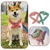 Hundkläder mode hållbara bowties nacktillbehör Pet Bandana Bib Puppy Bow Tie Cat Collar