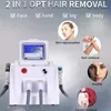 Máquina a laser Novo 2 em 1 Máquina a laser Opto de remoção permanente de cabelo Tatoo Remova o tratamento do cabelo de diodo 20 milhões de tiros