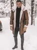 Männer Jacken 2023 Herbst Winter Woolen Lammfell Lange Mantel Stilvolle Trendy Verdicken Imitation Pelz Warme Kleidung 230217