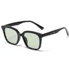 2022 Lunettes de soleil carrées de concepteur Hommes Femmes Vintage Shades Conduite Lunettes de soleil polarisées Lunettes de soleil masculines Mode Metal Plank Sunglas