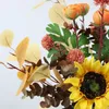 Fiori decorativi Bouquet artificiale Simulazione Foglie di eucalipto finte Forniture per la decorazione del tavolo da pranzo per la famiglia di nozze