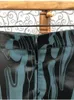 Kjolar bollklänning 2023 Autumn Winter Style Women Vintage Jacquard Prints Damer High midje Casual Blue Black Long