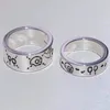 Moda Ringos de luxo de moda Ringos de design de ghost designer anéis de jóias crânio prateado crânio