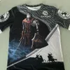 Men's T-Shirts Retro Samurai Pattern Knights Templar 3D Printed T-shirts Streetwear Loose Spring Autumn Long Sleeve Oversized T Shirt 5XL 230217