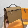 Moda clásica Diseñadores de lujo Bolso de flores marrones Mujeres Bolso de cuero genuino Mensajero Señora Bolsos de hombro tipo bandolera M40780 M41465