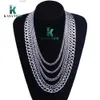 Factory Prijs Curb Cuban Mens ketting ketting 925 Silver S voor mannen Vrouw mode -sieraden 4/6/8/10 mm Feest en feestkostuum