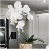 Decoratieve bloemen kransen zijden kunstmatige vlinder orc bloemboeket phalaenopsis nep huizendecoratie diy ambachten drop dhfrk