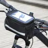 Bolsa de bicicleta à prova d'água Bolsa de bicicleta de bicicleta de ciclismo Panier quadro de bicicletas impermeáveis ​​com correia reflexiva mais ampla1255w