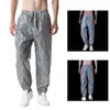 Pantaloni da uomo Moda uomo Leggings fluorescenti hip-hop larghi per gli sport notturni da jogging da uomo colorati