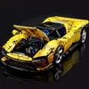 لبنات بناء سيارات Super Speed ​​Sport Daytona APP عالية التقنية RC 43143 SP3 مقياس 1: 8 موديل مع مجموعة ضوء المحرك 42143 Bricks Kids Toys Toys Christmas Gifts