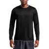 Men's T Shirts Sports Long Sleeve Mens Breathable Quick-Dry Long-Sleeved T-shirt Outdoor Running Training Fitness Clothes