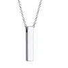 Pendant Necklaces High Polished 316L Stainless Steel Blank Slider Bar Cremation Urn Necklace For Ashes Of Loved One Pet Keepsake Memorial