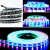 WS2811 LED LED STRIP ULTRA BRIGHT 5050 SMD RGB 60LED/M PIXELSマルチカラーピクセルライト72LED/MピクセルDC12V IP65シリコンコーティング防水オームレッド