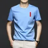 Camisetas masculinas Summer Ice Cotton Designer Camisetas masculinas Shorts mangas Tops Camisetas Tamanho asiático S-5XL