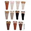 Men's Socks Infant Toddler Winter Cotton Knee High Cute Cartoon Bear Long Stockings Uniform Outfit Accs