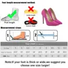 Dress Shoes Big Size Women Pumps Thin High Heels Shoe Women Sandals 2023 Summer Heels Sexy Pointed Toe Rhinestones Party Shoes For Women L230216