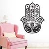 Arabic Vintage Home Decor Wall Adesivi Mano di Fatima Double Fish Decorative Wall Decals Adesivo d'arte29564630579