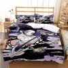 Bedding sets Anime Demon Slayer Duvet Cover Comforter Bed Linen Single Twin Full Queen Size 3d Kids Girl Boys Gift Nezuko Kamado Bedding Set T230217