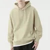 Mens Hoodies Sweatshirts Spring Autumn 100% Cotton Sweatshirt Solid Basic Essential Unisex Casual Classic Luxury Thin Women Pullovers Jogger 230216