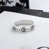 Mode mäns och kvinnors lyxringar Ghost Design Designer ringer smycken silverskalle