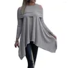 Женские блузки нерегулярные женские вершины и повседневные o o ece top top tope tunic 2023 Осень Плюс размер Женские рубашки Blusas Рубашки