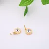 Charm pendant crystal jewelries diamond small designer earrings fashionable trendy plated gold pink hook jewlery designer for women earring E23