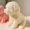 Bougies mignon chien bougie moule Animal Teddy chiots cire de soja Silicone moule chiot amant décor à la maison 230217