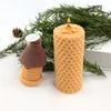 Candles Honeycomb Candle Silicone Mold DIY Bee Tree House Beeswax Aromatherapy Handmade Soap Plaster Resin s 230217